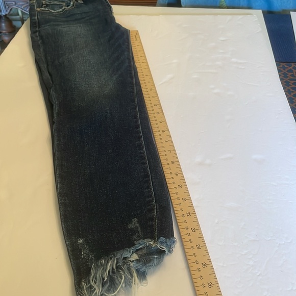 KanCan Jeans Distressed Button Fly Blue Jeans - Picture 10 of 15